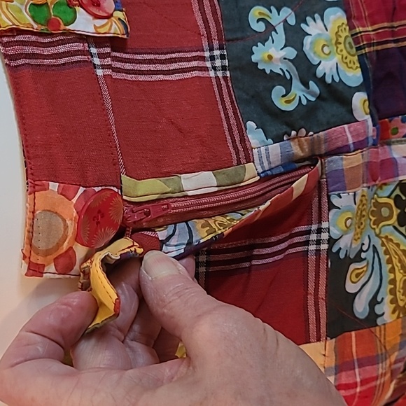 Patchwork Inner Child Boho Skirt Mini Skirt Size S - Picture 5 of 11
